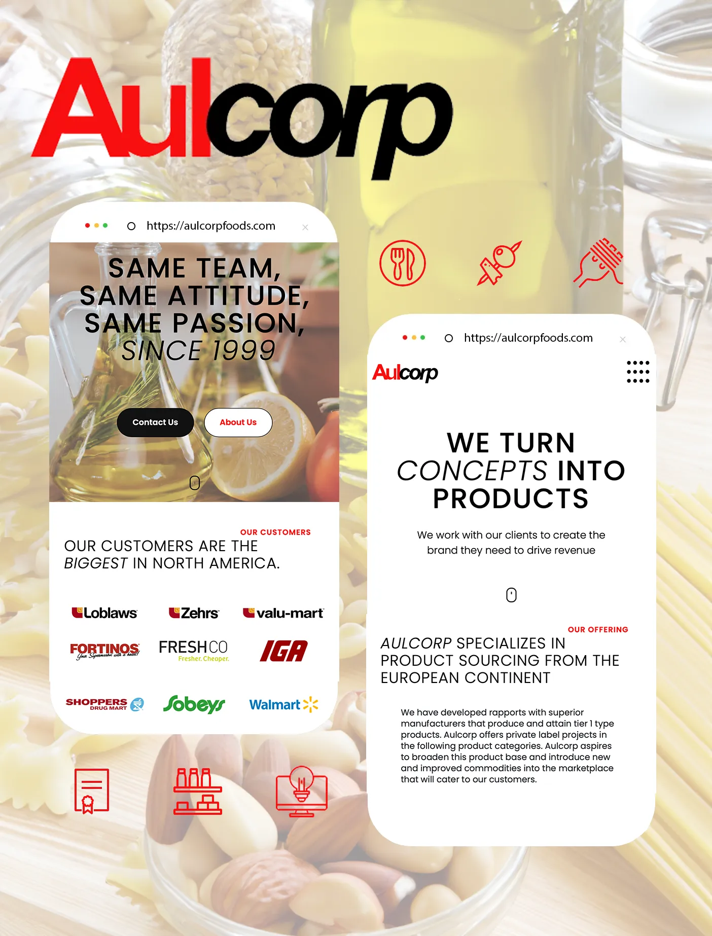 Aulcorp Foods | Project Overview